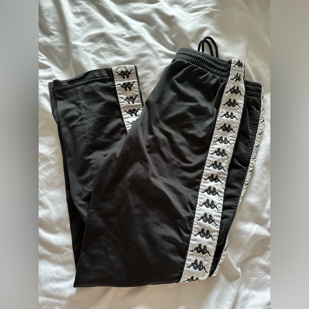 Kappa (M) - Black Track Pants